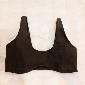 JOAH BROWN Chocolate Brown contour Bra, S/M